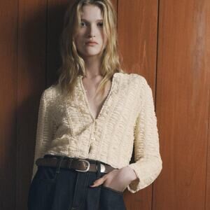 Zara Structured Knit Cardigan